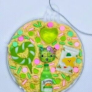 Handmade Decoden Christmas Ornament - Crystalline